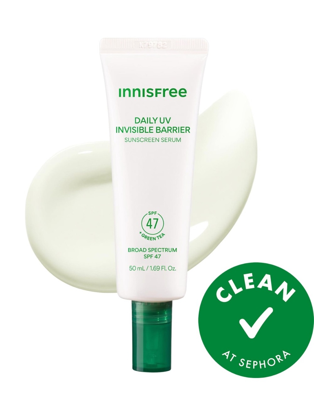Innisfree New arrivals- Daily UV Invisible Barrier Sun Serum SPF 50+ - 50ml